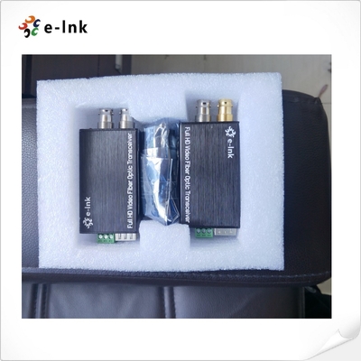 3G SDI Fiber Extender With Tally Or Reverse RS485 LC Fiber Connector 40KM