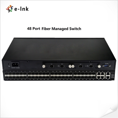 Fiber Switch L3 Managed 48 Port Gigabit SFP With 2-Port 10G SFP And 6-Port Combo Ethernet
