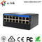 16 Port Small Fast Din Rail Ethernet Poe Switch , Hardened Switch FCC Standards