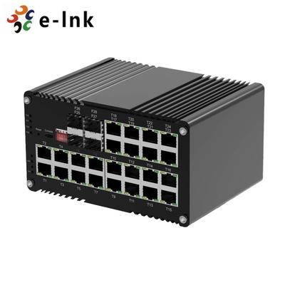 Wholesale Managed Ethernet Switch 24 Port 10/100/1000T RJ45 To 4 Port Gigabit SFP Fiber Uplink