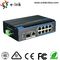 Rugged Ethernet POE Switch 1x10/100/1000M RJ45 + 1x1000M SFP Uplink , 8x10/100M