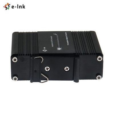 60W PoE Injector 2.5G 802.3at with 48V DC Output Din Rail Industrial Power Ethernet Adapter