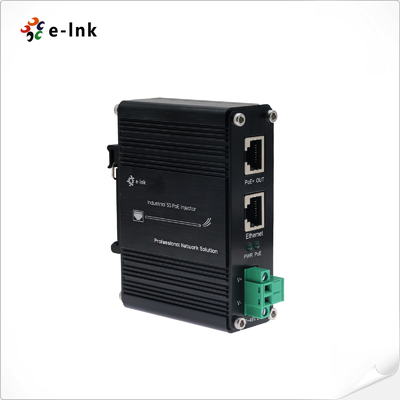 Wholesale Industrial 5G PoE Injector Din Rail Mounting 802.3at 30W Power Ethernet Injector