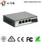 5 Port 10 / 100M Ethernet POE Switch 1 x 60W High Power PoE Port 1 x SC Fiber Uplink