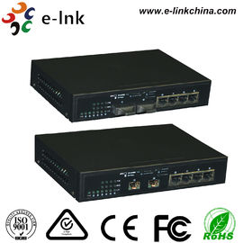 Entry level Ethernet POE Switch 4 x 10/100/1000Base - T(x) + 2 x 1000Base - FX