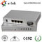 Web Managed E - Link  Multimode Fiber Optic Switch Box 10 / 100 / 1000M 1FX + 4TX