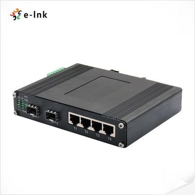 Industrial Ethernet Switch with 4×10/100 Base-T+2×100BASE-FX Ports