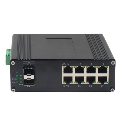 Industrial L2+ 8-Port 10/100/1000T plus 2-Port 1000X SFP Managed Ethernet Switch