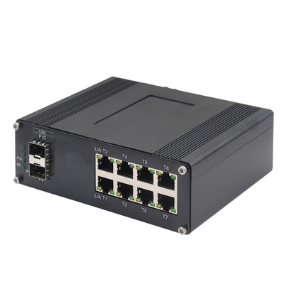 Industrial L2+ 8-Port 10/100/1000T plus 2-Port 1000X SFP Managed Ethernet Switch
