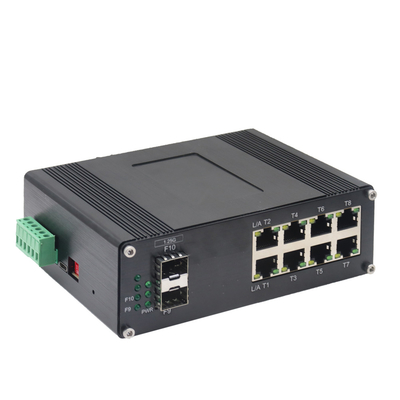 Industrial L2+ 8-Port 10/100/1000T plus 2-Port 1000X SFP Managed Ethernet Switch