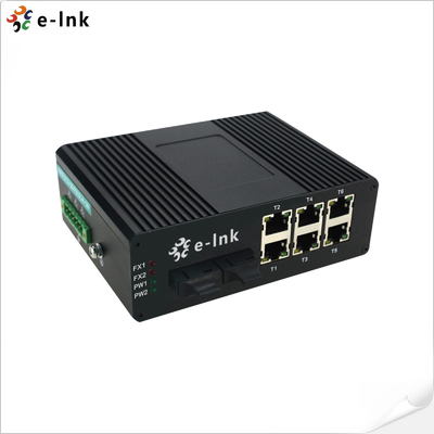 Industrial 6-port 10/100Base-T + 2-port 100BASE-FX Ethernet Switch