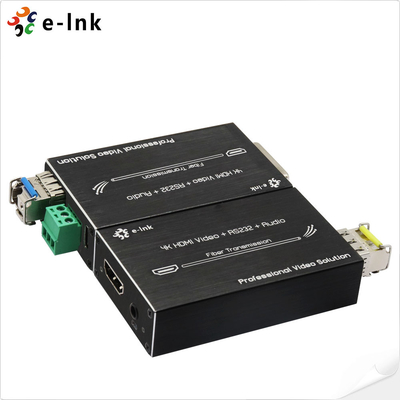 Micro 4K HDMI Fiber Extender with RS232 & External Audio