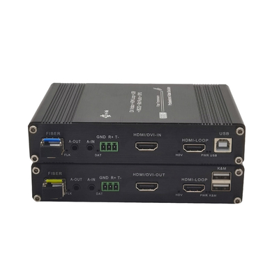 1Ch 1080P HDMI + 1Ch USB KVM + 1Ch RS232 + 1Ch Bidi Stereo Audio plus 1Ch GPIO over Fiber Extender