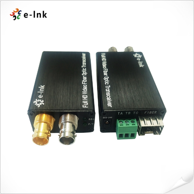 Micro 3G-SDI to Fiber Converter with Tally or Reverse RS485