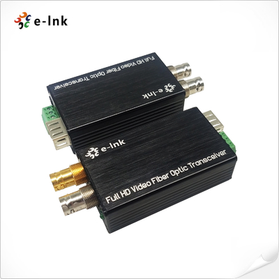Micro 3G-SDI to Fiber Converter with Tally or Reverse RS485
