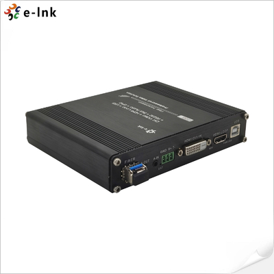 1Ch 1080P DVI plus USB KVM + 1Ch RS232 + 1Ch Bidi Stereo Audio + 1Ch GPIO over Fiber Extender