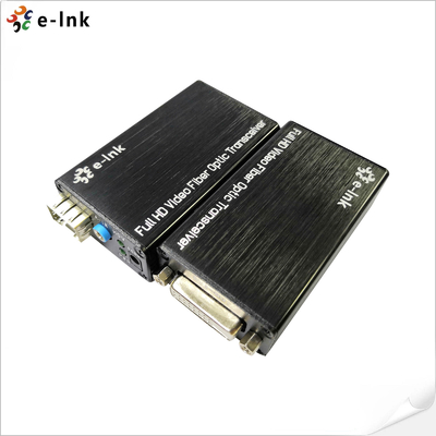 Micro DVI Fiber Optic Extender with external stereo