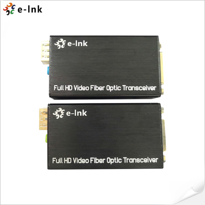 Micro DVI Fiber Optic Extender with external stereo