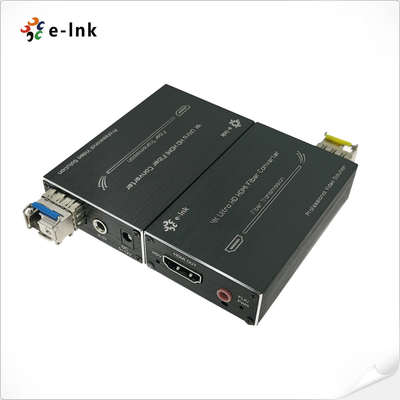 Micro Mini 4K HDMI Fiber Extender with External Audio