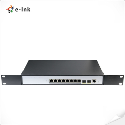 L2+ 8-Port 10/100/1000T and 2-Port 100/1000X SFP Managed Ethernet Switch