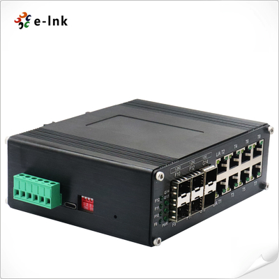 Industrial L2+ 8-Port 10/100/1000T + 6-Port 1000X SFP Managed Ethernet Switch