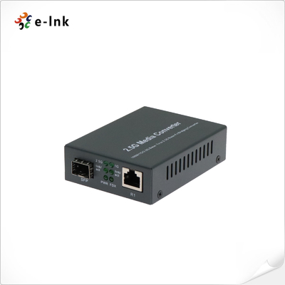 100M/1G/2.5GBase-T to 2.5G Base-SX/LX Fiber Media Converter