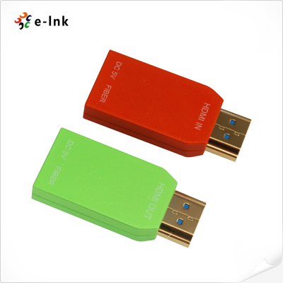 Mini 4K/60Hz HDMI2.0 over Single-Core Multimode Fiber Optic Extender