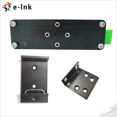 Industrial 4-port 10/100/1000Base-T + 1-port 100/1000Base-X SFP Ethernet Switch with 110~230VAC Input