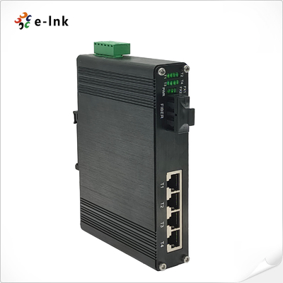 Industrial 4-Port 10/100Base-TX + 1-Port 100BASE-FX Ethernet Switch