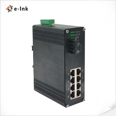Industrial 8-Port 10/100Base-TX + 1-Port 100BASE-FX Ethernet Switch