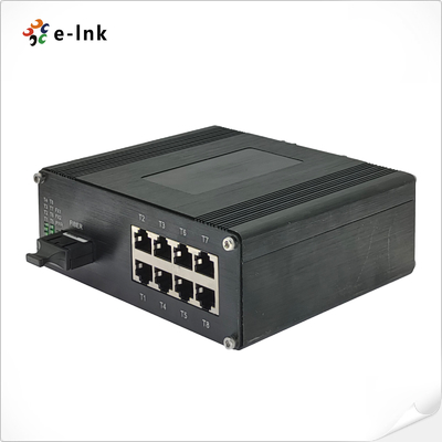 Industrial 8-Port 10/100/1000Base-T + 1-Port 1000Base-X Ethernet Switch