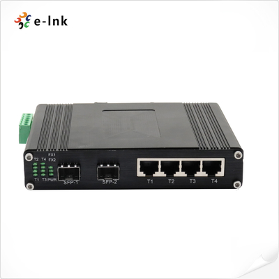 Industrial 4-port 10/100Base-T + 2-port 100BASE-FX Ethernet Switch
