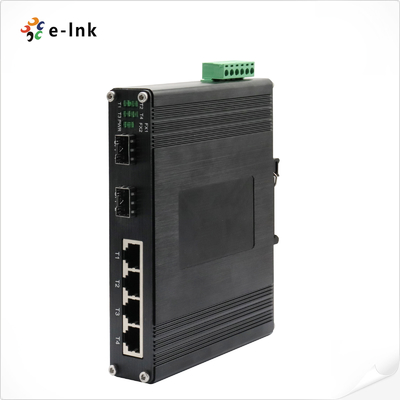 Industrial 4-port 10/100/1000Base-T + 2-port 1000BASE-X Ethernet Switch
