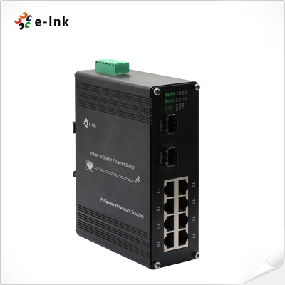 Industrial 8-port 10/100Base-T + 2-port 100BASE-FX Ethernet Switch