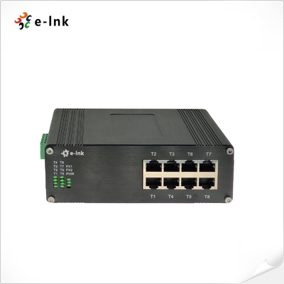 Unmanaged Industrial 8-port 10/100/1000BASE-T (PoE+) Ethernet Switch