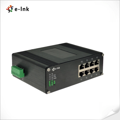 Unmanaged Industrial 8-port 10/100/1000BASE-T (PoE+) Ethernet Switch