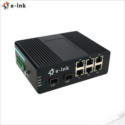 Industrial 6-port 10/100Base-T + 2-port 100BASE-FX Ethernet Switch