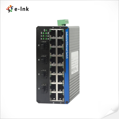 16-port 10/100Base-T + 4-port 1000Base SFP Industrial Ethernet Switch