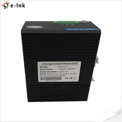 Unmanaged Industrial 16-Port 10/100/1000T Ethernet Switch