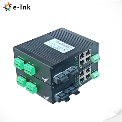 L2+ Industrial 4-Port 10/100TX + 4-Port RS485 + 2-Port 100FX Ring Managed Ethernet Switch