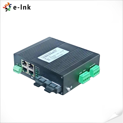 L2+ Industrial 4-Port 10/100TX + 4-Port RS485 + 2-Port 100FX Ring Managed Ethernet Switch