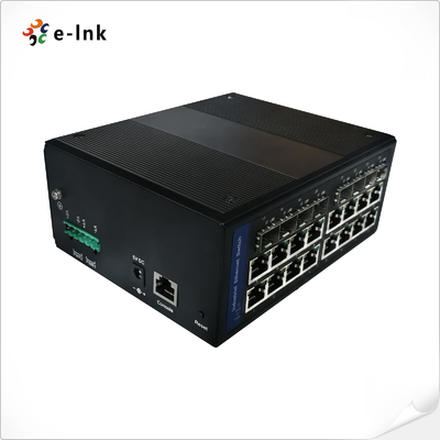 Managed Industrial 16-port 10/100/1000BASE-T + 8-port 100/1000BASE-X SFP Ethernet Switch