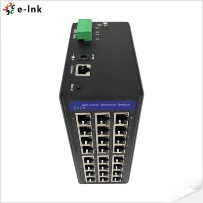 Managed Industrial 24-port 10/100/1000T Ethernet Switch