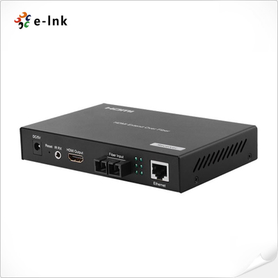 1-Ch HDMI Video + 1-Ch 10 100M Ethernet over Fiber Extender
