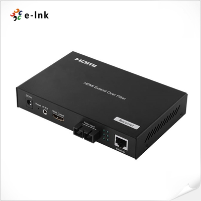 1-Ch HDMI Video + 1-Ch 10 100M Ethernet over Fiber Extender