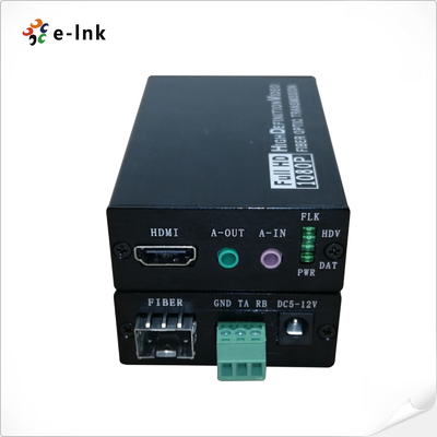 1Ch HDMI + 1Ch Bidirectional Stereo Audio + 1Ch RS232 over Fiber Optic Extender