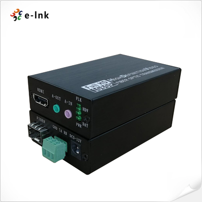 1Ch HDMI + 1Ch Bidirectional Stereo Audio + 1Ch RS232 over Fiber Optic Extender