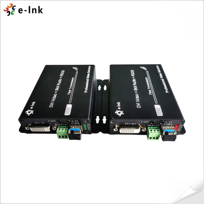 DVI + 1Ch Bidirectional Stereo Audio + 1Ch RS232 over Fiber Optic Extender