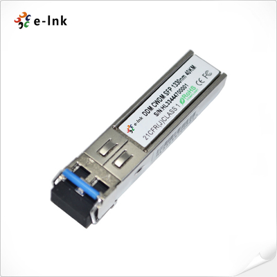 HD-SDI CWDM 1270~1610nm 40km Digital Video SFP Optical Transceiver (MSA)