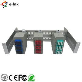 Industrial DIN - Rail Fiber Patch Panel 24 Ports Harsh Environment Application